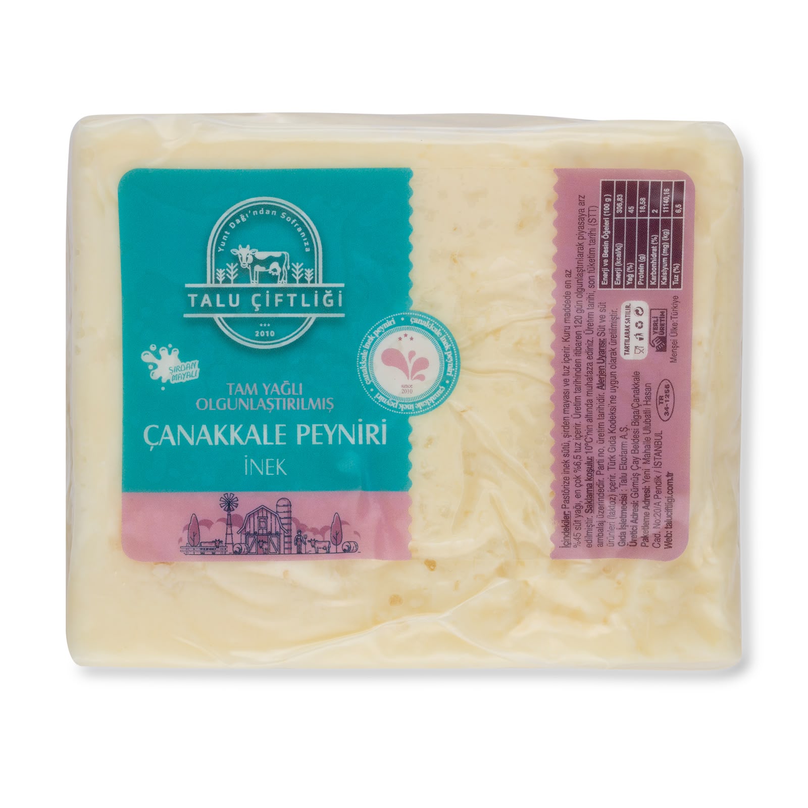 TALU ÇANAKKALE İNEK BEYAZ 500 GR